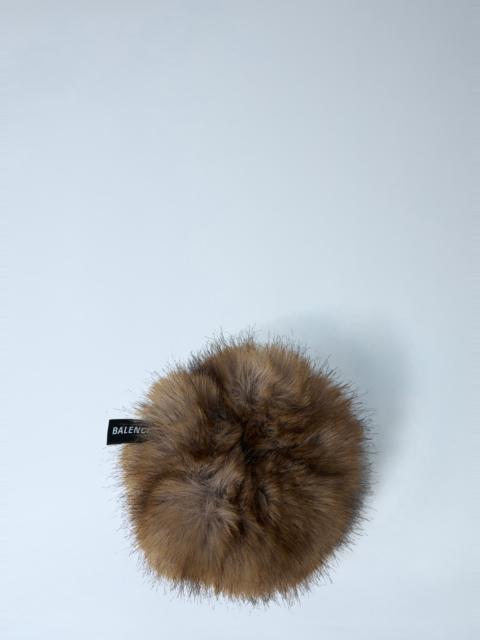 BALENCIAGA Faux Fur Hair Scrunchie