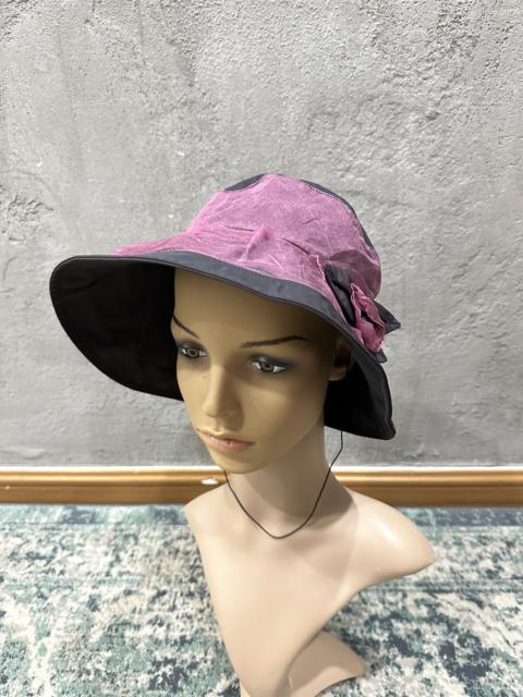 Lanvin Flower Velvet Bucket Hats