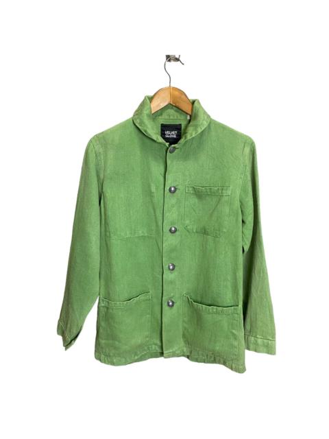 Other Designers Vintage - French workman velvet glove hemp