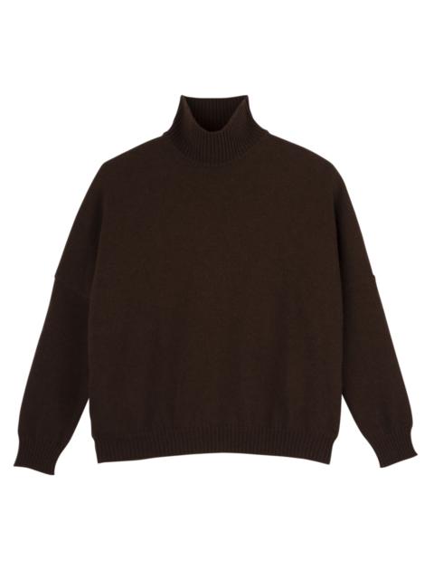 Longchamp High neck sweater Coffee - OTHER