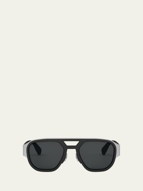 BVLGARI Aluminum Pilot Sunglasses