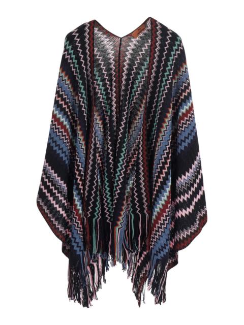 Missoni Missoni Women Cape With V-Neck And Long Sleeves In Tech Fabric Multicolor Women