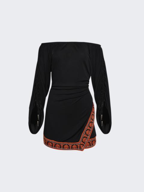 rabanne Robe Mini Dress Black