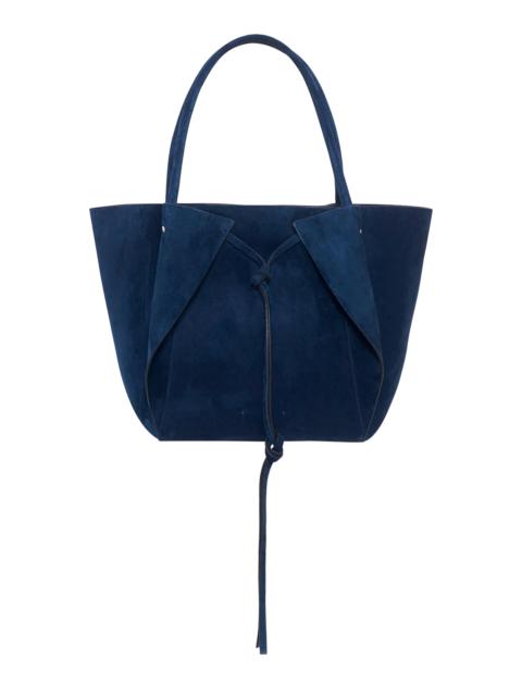 GABRIELA HEARST Marija Suede Tote Bag navy