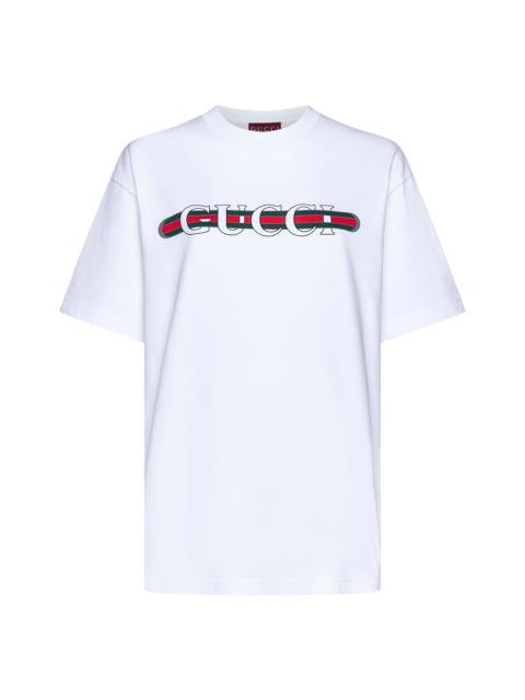 GUCCI Gucci Women Printed Cotton Jersey T-Shirt