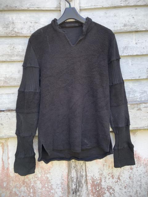 Other Designers 5351 Pour Les Hommes - 5351 Pour Les Hommes Ribbed Raw Patch Arm Knitwear