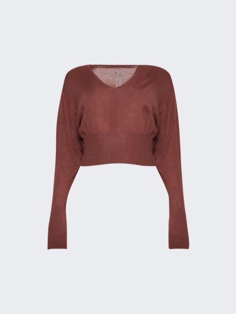 Rick Owens Cropped Top Rosewood