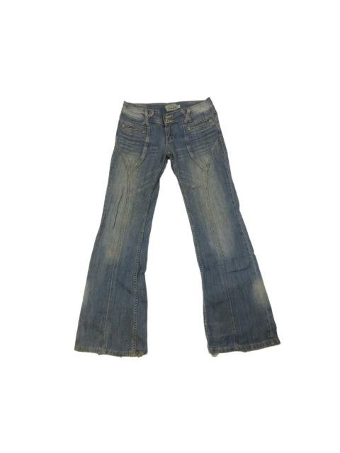 Other Designers Japanese Brand - Low waist flare bootcut bush pant style pocket 🔥