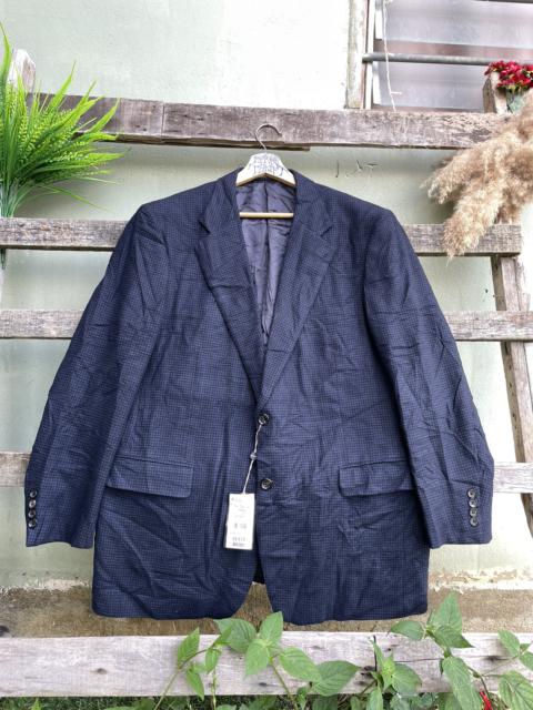 Other Designers Aquascutum - Vintage Aquascutum Small Checkered Blazer Jacket Deadstock