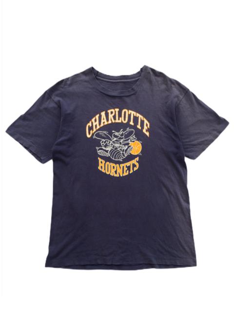 Other Designers Vintage - Vintage 90s Faded Charlotte Hornets NBA Basketball Team Tee