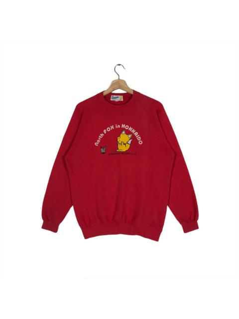 Other Designers Vintage - Vintage 90s North Fox In HOKKAIDO Sweatshirt