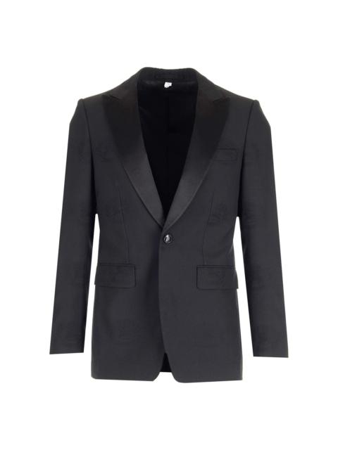 Black Single-breasted Tailored Jacket