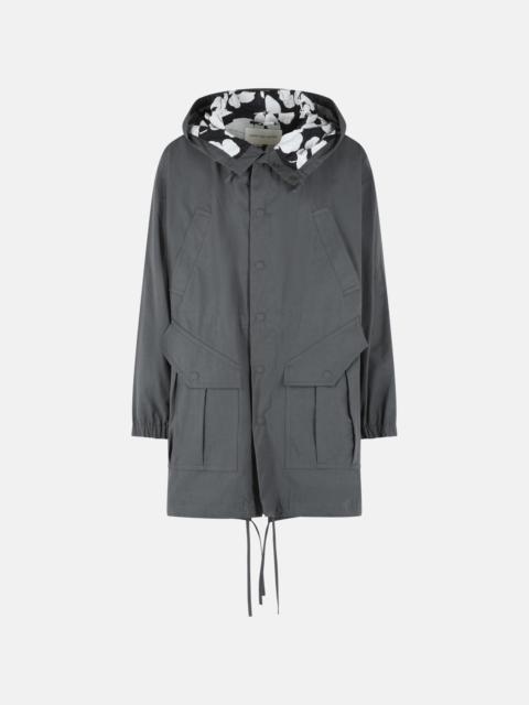 Dries Van Noten 'VOXER' GREY COTTON PARKA