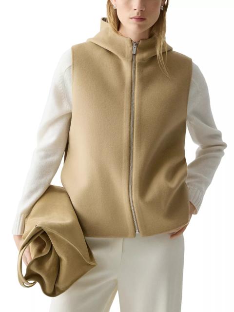 Theory Hooded Wool & Cashmere Vest