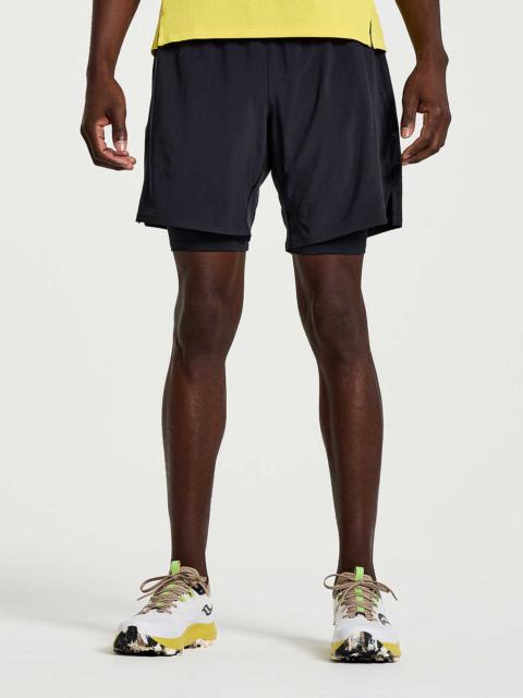 Saucony Outpace 7" 2-in-1 Short