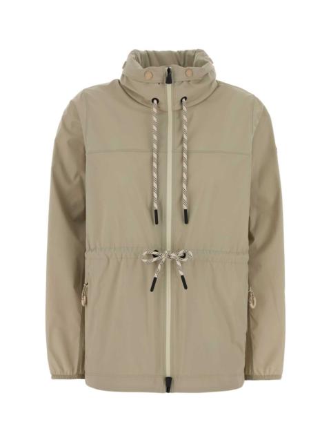 Moncler Grenoble Moncler Grenoble Women Cappuccino Stretch Nylon Soulare Windbreaker