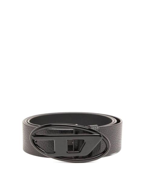 Diesel Diesel B-1dr 4cm Leather belt with matte buckle Sz. 100