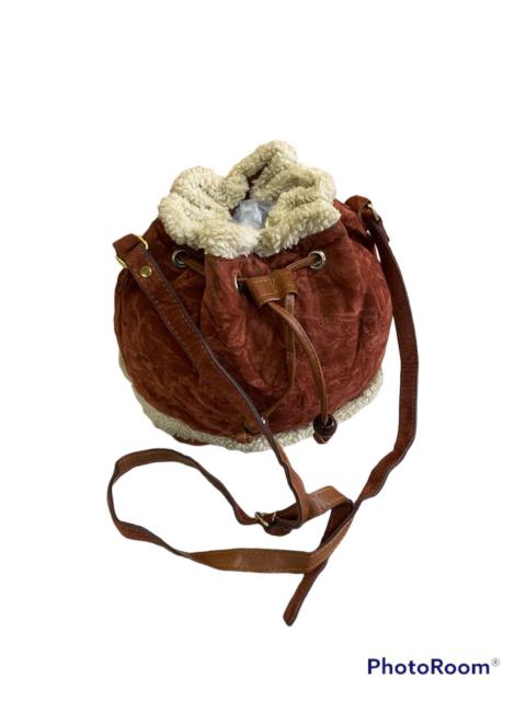 Other Designers Rare Leather Bucket Bag nice Design