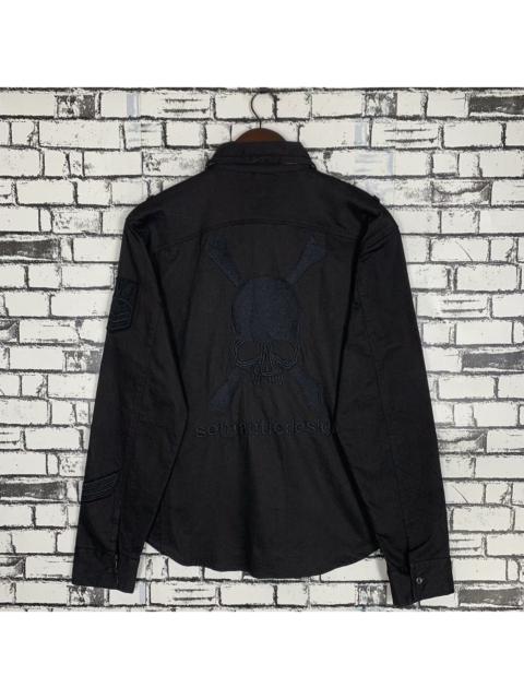 Other Designers Japanese Brand Semantic Design Skull Button Up Shirt