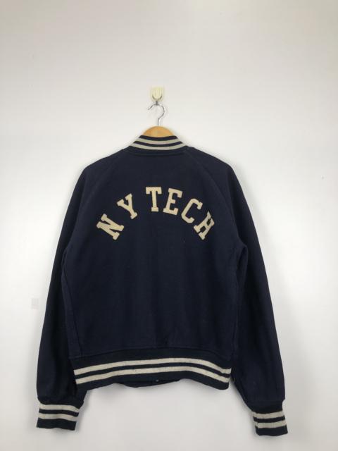 Other Designers Vintage - Vintage 80s Maple Ny Tech Wool Varsity Jacket