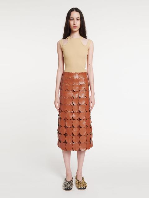 A.W.A.K.E. MODE MULTI CIRCLE DOUBLE LAYERED SKIRT BRICK