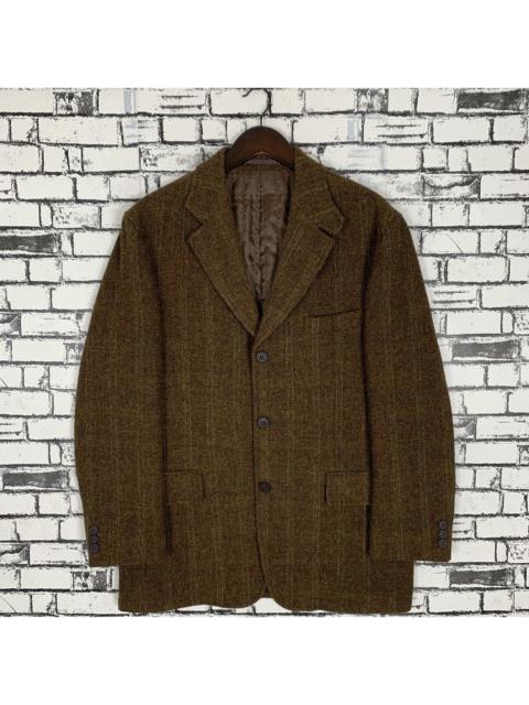 Other Designers Harris Tweed Balmoral Wool Blazer Coat