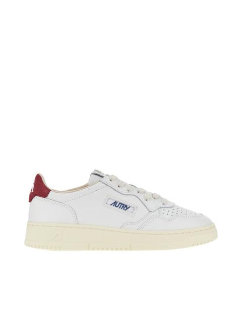 AUTRY Autry Medalist Low Leather Sneakers White Red