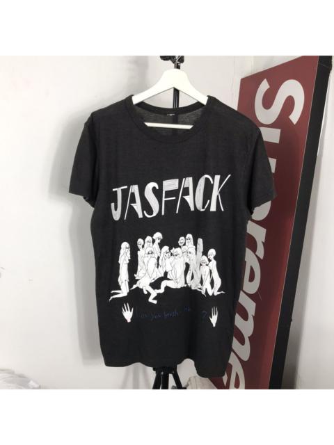 RARE vintage jasfack Naked Woman Photo Tee black Large