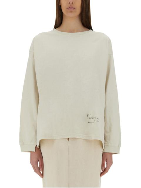 Maison Margiela Women Shirt With Printed Logo