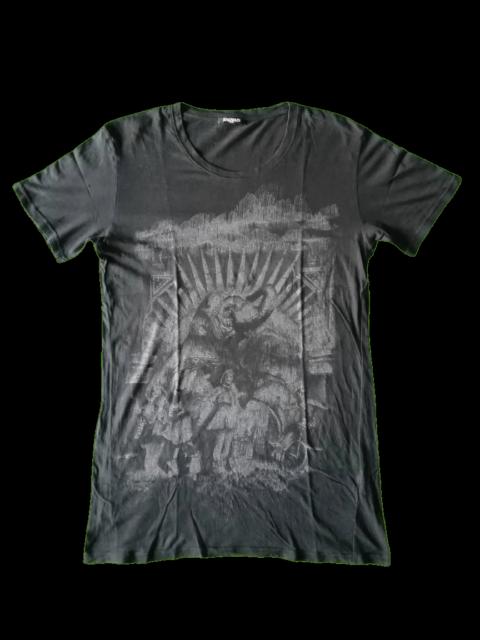 Balmain SS11 Balmain Christophe Decarnin Elephant Graphic T-Shirt