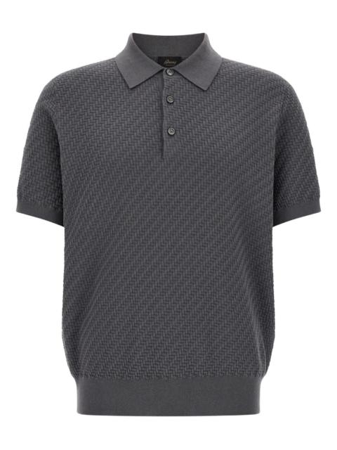 Brioni Brioni Men Cashmere And Cotton Polo Shirt