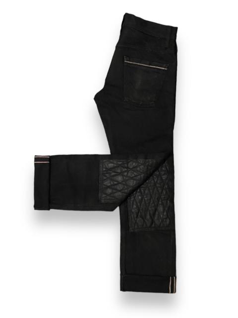 Other Designers If Six Was Nine - Union Made Selvedge Pocket Jean Leather Padded Knee