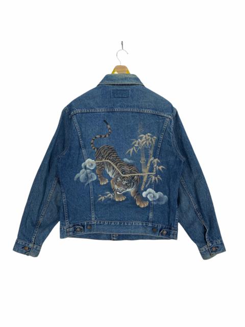 Levi's Levis Chino Tiger Printed Denim Jackets #3233-61