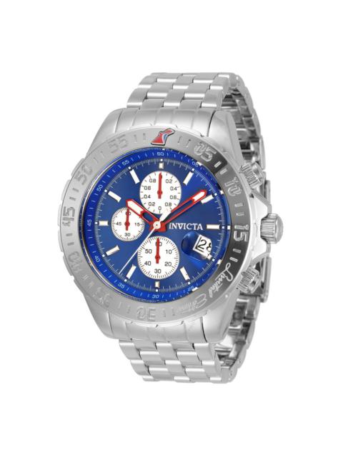 Other Designers Invicta Aviator Alarm Chronograph Quartz Blue Dial Men's Watch 33501