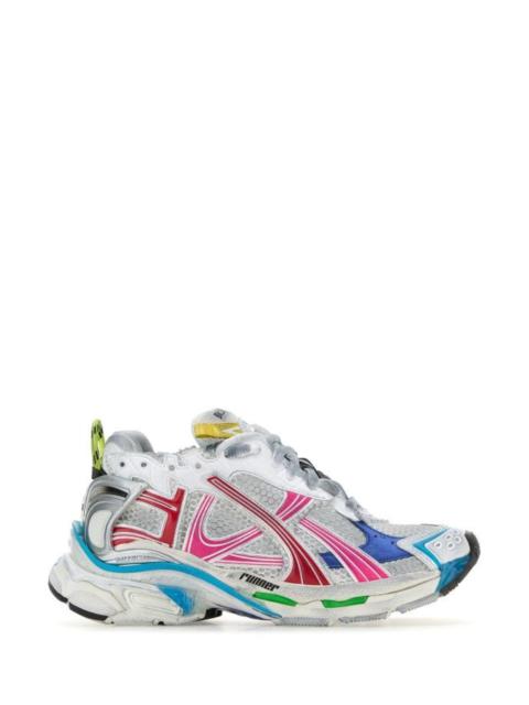 Balenciaga Woman Multicolor Runner Sneakers