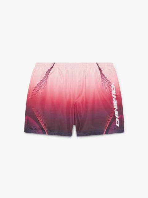 CASABLANCA Aubergine Gradient Printed Swim Shorts | Casablanca Paris