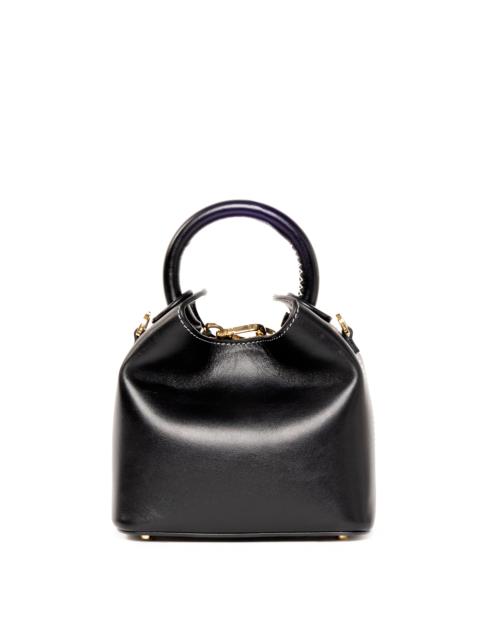 Elleme Madeleine Leather Black/White Stitching