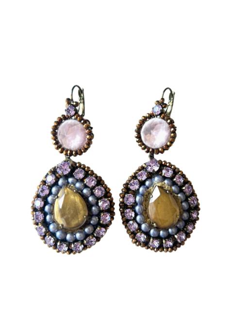 Other Designers Satellite Paris - Crystal Embellished Earrings
