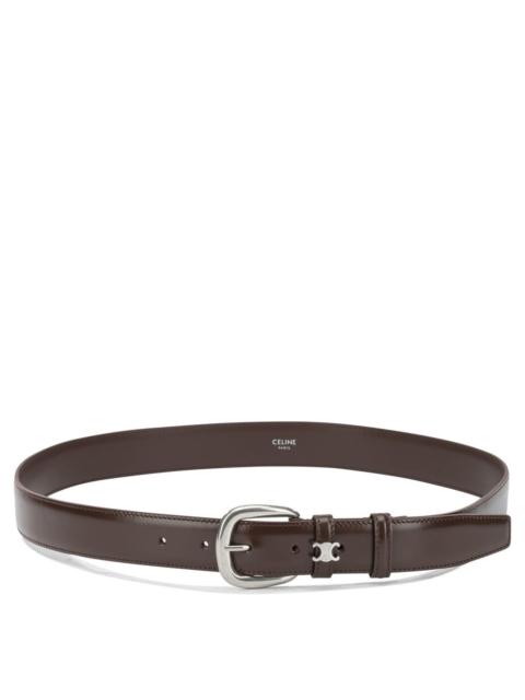 CELINE Celine Brown Leather Belt