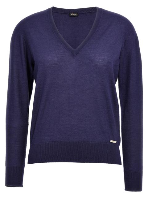 KITON - Kiton Women V-Neck Sweater