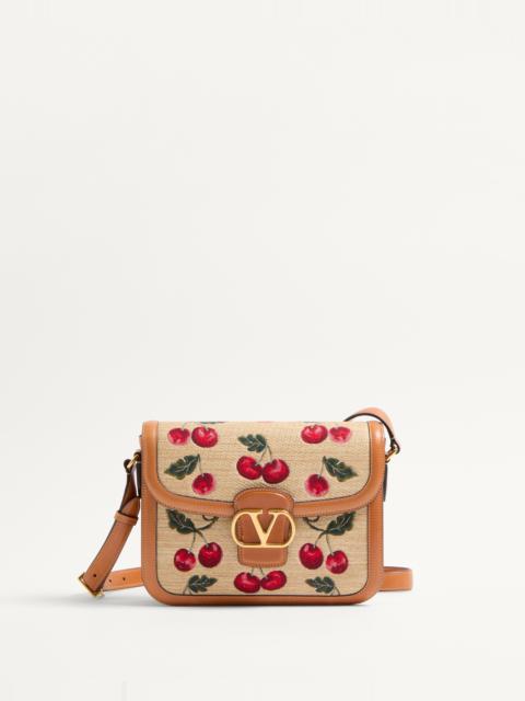 Valentino VALENTINO GARAVANI 9TO5 SHOULDER BAG IN SYNTHETIC JACQUARD RAFFIA