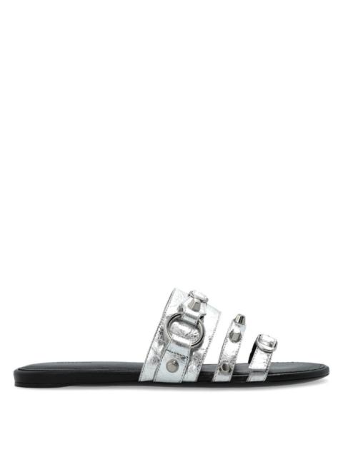BALENCIAGA Balenciaga Arena Lambskin City Mule Flats