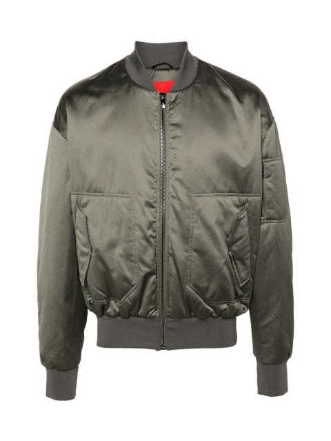 Ferrari TAPE-DETAIL ZIP-UP BOMBER JACKET