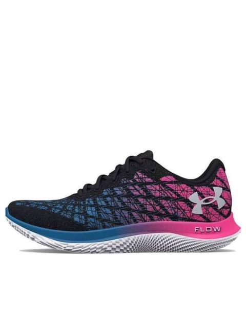 (WMNS) Under Armour Flow Velociti Wind 2 CN 'Black Bright Pink' 3025662-004