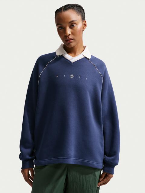 Nike Nike Sportswear Phoenix Fleece Women's Oversized Graphic Polo Top