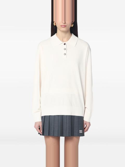 long sleeve polo shirt