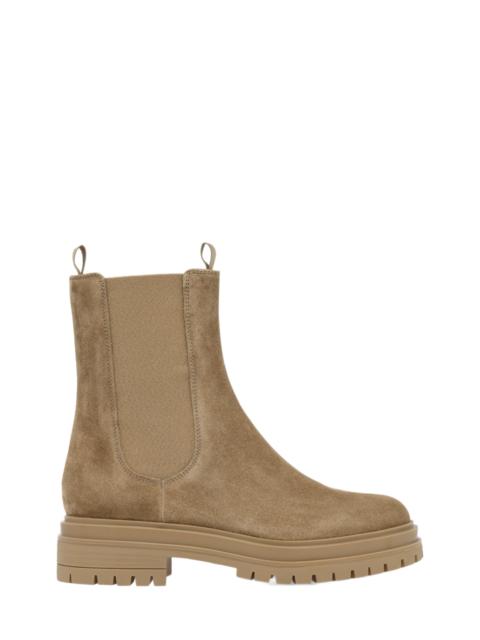 Gianvito Rossi Gianvito Rossi Chester Biker in Beige at Nordstrom