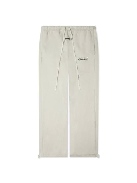 ESSENTIALS RELAXED FLEECE SWEATPANT WITH PIPING - ABBEY STONE/ABBEY STONE