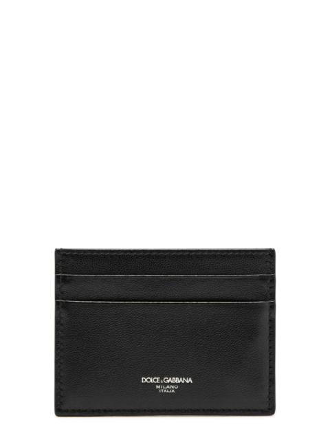 Dolce & Gabbana Logo-print Leather Card Holder