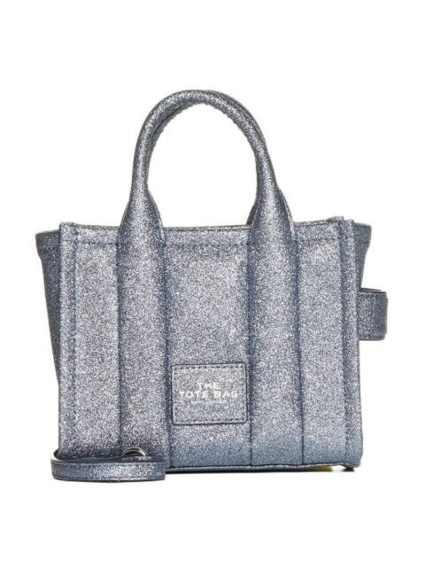 Marc Jacobs Marc Jacobs The Mini Glitter Tote Bag - Silver